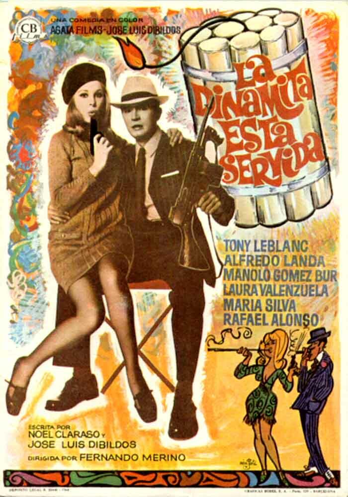 La dinamita está servida (1968) постер